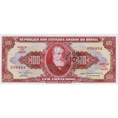 10 Centavos overprinted on P# 180