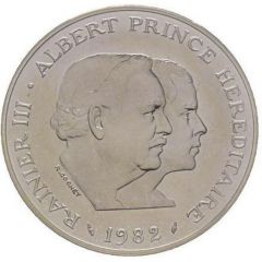 100 francs - Rainier III piéfort argent