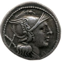 Denarius Spearhead, ROMA