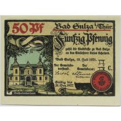 50 Pfennig Spa Series - Issue C
