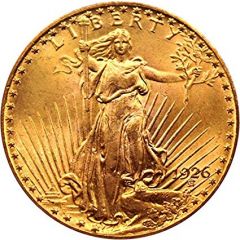 20 Dollars `Saint-Gaudens - Double Eagle` Miniature coin