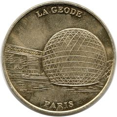 Monnaie de Paris Tourist Token - Paris La Géode