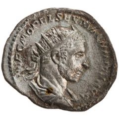 Antoninianus - Macrinus VOTA PVBL P M TR P, Fides