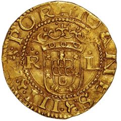 Cruzado 'R-L, 8 castles'- João III 3rd type, Lisboa