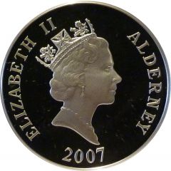 5 Pounds - Elizabeth II Sir Francis Drake, Silver Proof Issue