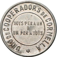 1 Peseta - Unió de Cooperadors de Cornellá
