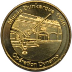 jeton touristique monnaie de paris musée de dunkerque opération dynamo le canon