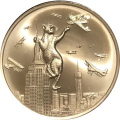 1 oz Silver King Cat