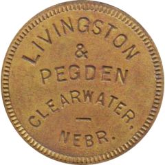 1 Dollar - Livingston and Pegden Clearwater, Nebraska