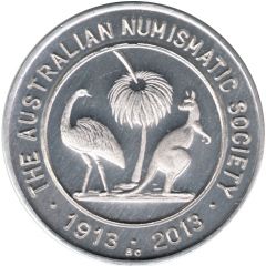 Medal - ANS 1913 - 2013 Centenary Conference Australian Numismatic Society