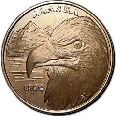 Medal - The Seal of the State of Alaska Eagle