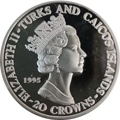 20 Crowns - Elizabeth II Swimmer