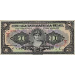 500 Mil Réis Caixa de Estabilização, 1st. Print