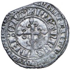 Gros with crown - John II