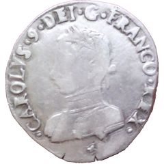Teston - Charles IX