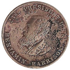 Token - Benjamin Harrison 23rd President