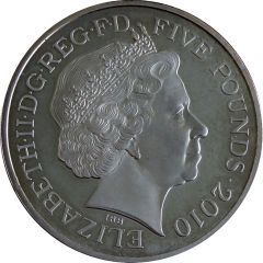 5 Pounds - Elizabeth II 4th portrait, Winston Churchill