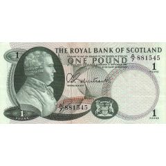 1 Pound Royal Bank of Scotland