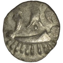 Silver ¼ Stater Duro Boat Dots / Second Geometric Type
