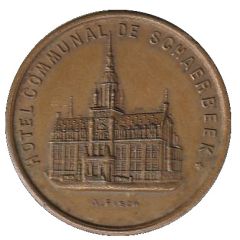 Token - Inauguration City Hall Schaerbeek