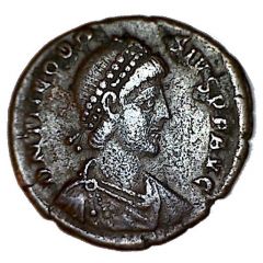 Follis - Theodosius I GLORIA ROMANORVM, Nicomedia