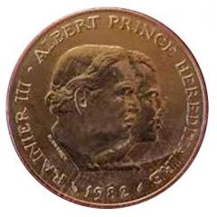 100 Francs - Rainier III Heir Apparent Prince Albert - Essai