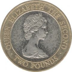 2 Pounds - Elizabeth II 2nd portrait