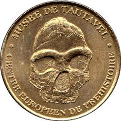 Monnaie de Paris Tourist Token - Musée de Tautavel Centre européen de préhistoire