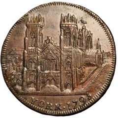 1/2 Penny Yorkshire – York / Clifford`s Tower