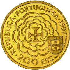 200 Escudos Brother Bento de Góis, Gold