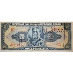 20 Cruzeiros Thesouro Nacional, 1st print, Autographed