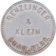 1 Dollar - Genzlinger and Klein Burr, Nebraska