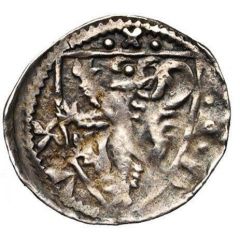Denier - John I Lion shield