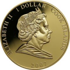 1 Dollar - Elizabeth II Diamond Wedding - Queen Elizabeth II in wedding dress and Prince Philip in uniform, both waving