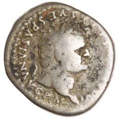 Denarius - Titus TR P VIIII IMP XIIII COS VII P P