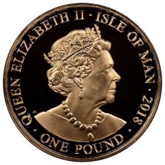 1 Pound - Elizabeth II 65th Coronation Anniversary, Gold Proof