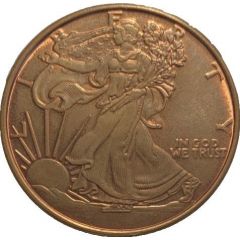 1 oz Copper Walking Liberty