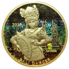 Bullion - Bali Dancer Gold Plated Hologram