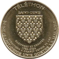 Jeton touristique - Monnaie de Paris - Téléthon - Blason Saint-Denis - Gadiffert et Crocfer - 1954-2024