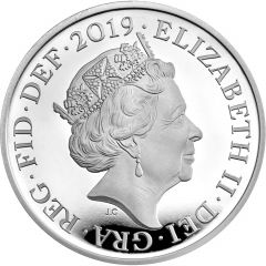 2 Pence - Elizabeth II 5th portrait, Royal Shield, Silver Proof