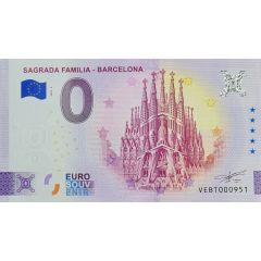 0 Euro - Sagrada Familia - Barcelona