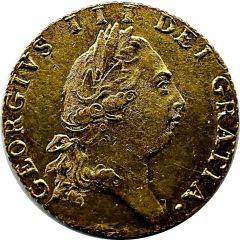 1/2 Guinea - George III 5th portrait