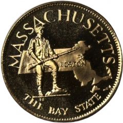 Medal - States of the Union Massachusetts