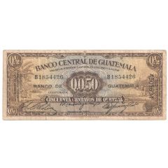 0.50 Quetzal Banco De Guatemala