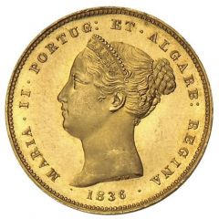 5000 Réis - Maria II Pattern