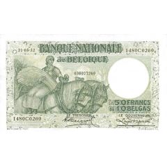 50 Francs / 10 Belgas