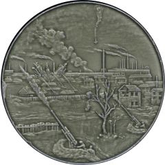 Medal - Leningrad Kirov Plant To the participant of the defense of the Kirov Plant in the Great Patriotic War