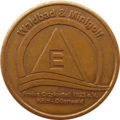 Token - Waldbad and Minigolf Dünnwald Köln, Type E