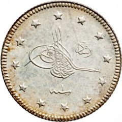 2 Kurus - Mehmed V Bursa Mint