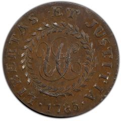 1/2 Penny - Nova Constellatio “Pointed Rays”